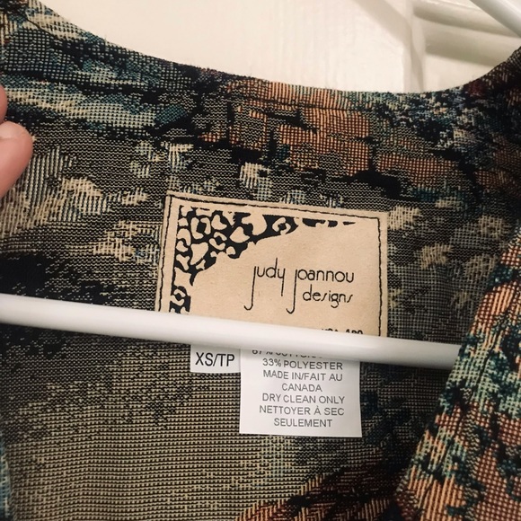 90s jody joannou bolero tapestry jacket - Picture 5 of 5